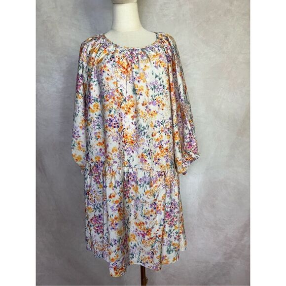 Floral Boho Retro Vintage Style H&M Dress NWT - Picture 1 of 4